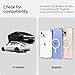 Spigen TapLock MagFit Qi2 Certified Wireless Magsafe Car Mount Charger (Screen Mount) Designed for Tesla Model Y 2025/26 Juniper & Model 3/Y/S/X/Cybertruck Compatible with MagSafe Compatible iPhone