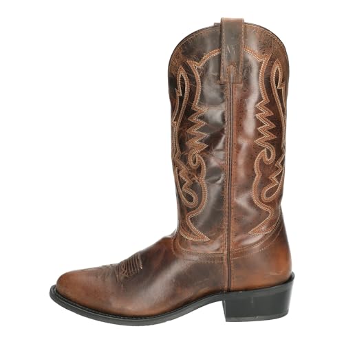 Image of Smoky Mountain Boots Men's Denver Western Boot, Brown, X-Wide, Size 8 US