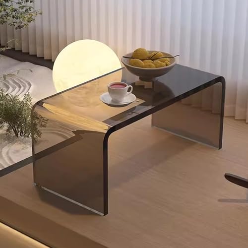 Mesa auxiliar en forma de C para dormitorio, sala de estar y patio