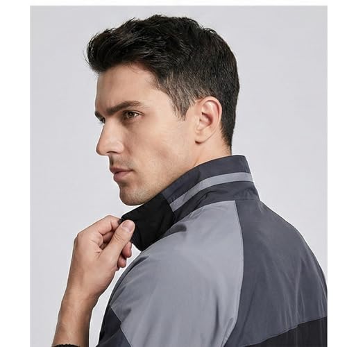 Image of MIA FASHION Men's Ultra-Light Sun Protection Jacket | UPF 50+ Anti-Tan Summer Jacket | Biker Windcheater with Secure Zipper Pockets | Quick Dry & Cooling for Riding & Regular Fit