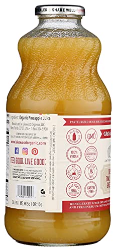 Lakewood Pure Pineapple, Fresh Pressed, 32 Fl Oz (Pack Of 6) #TOP1