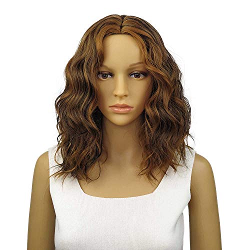 Wig female short curly all synthetic wigs for women natural realistic heat resistant a variety of colors available wigs for black women(P4/27/30)