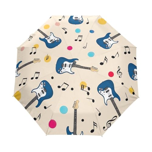 Parapluie notes de musique ouverture automatique compact et résistant