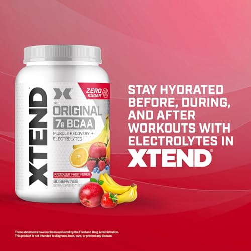 image for XTEND Original BCAA Powder Knockout Fruit Punch | Sugar Free Post Work