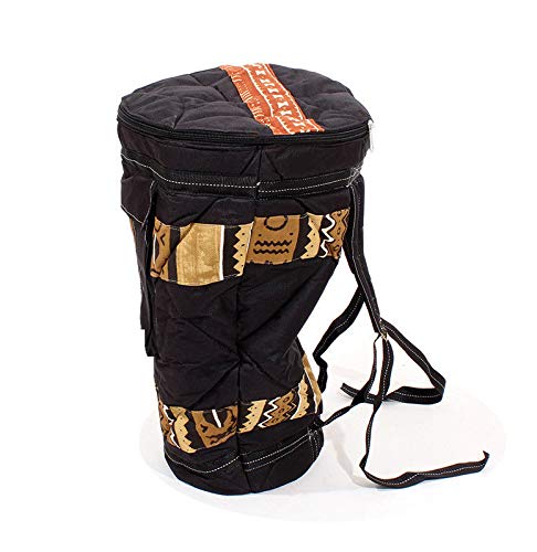 Mud Cloth & Canvas D'Jembe Drum Bags | Mudcloth Carrying Cases (Djembe Drums) | Djembe Bag Shoulder 