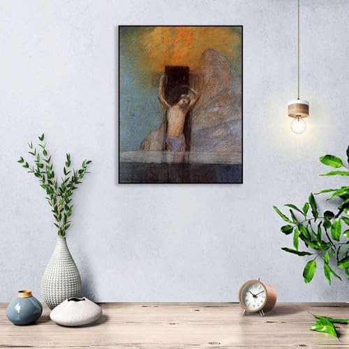 Impression sur toile Odilon Redon Christ en croix pour décoration chambre - 4