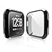 Screen Protector Case for Fitbit Versa, Haojavo Soft TPU Slim Fit Full Cover Screen Protector for Fitbit Versa Smartwatch Bands Accessories