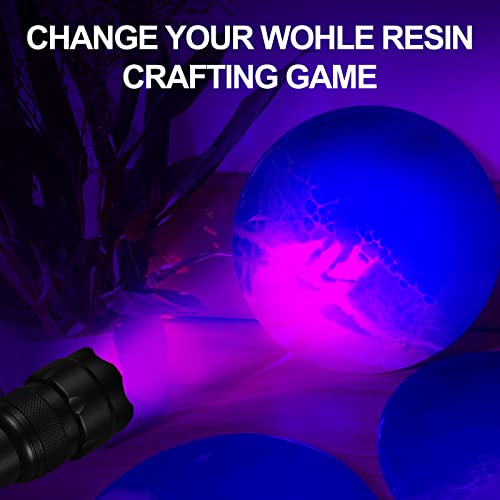 Ultrafire Uv Flashlight 395-405 Nm Led Blacklight For Curing Uv Glue, Leak Detector, Pet Urine Stain #TOP2