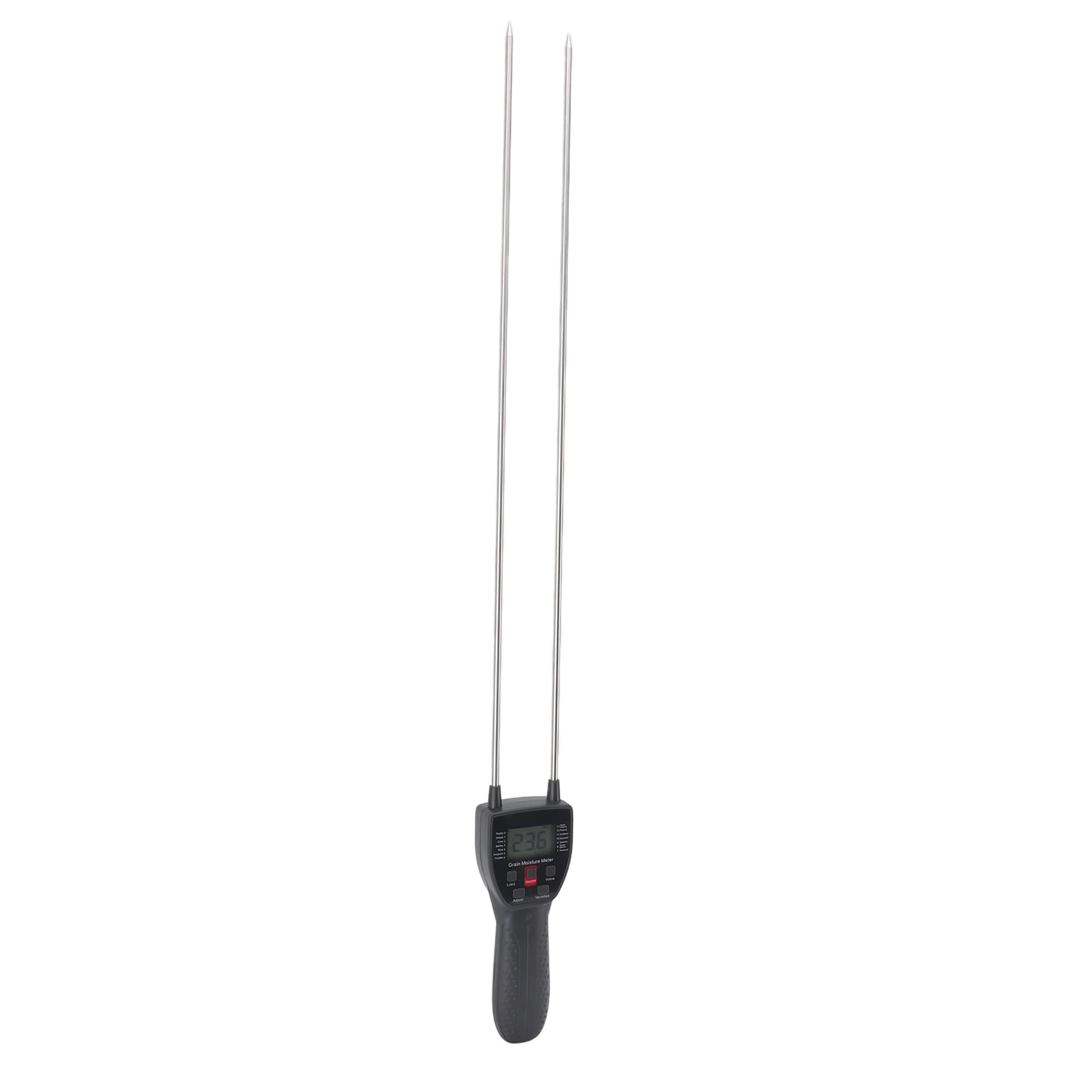 Probador de Humedad de Heno de 600 Mm, Medidor de Humedad de Grano Portátil con Sonda, Analizador Digital para Monitorear y Garantizar una Calidad óptima del Heno