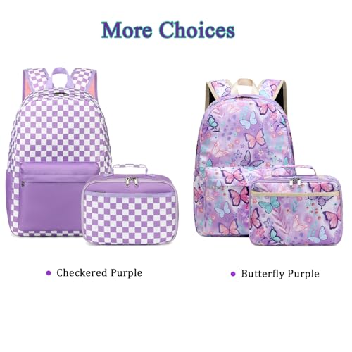 Octsky Mochila infantil para meninas do ensino fundamental de 8 a 10 anos para adolescentes, mochila