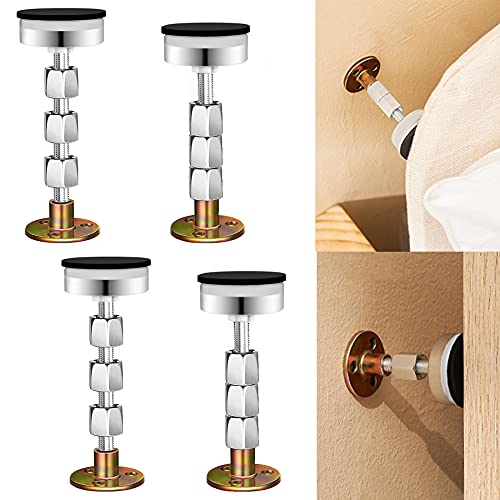 CosyBlve Bed Frame Support,headboard stoppers,Reinforced Multifunctional Furniture Anti-Shake Supporter, Adjustable Headboard Support Tool, for Bed Sofa Bedroom Bathroom,1.7in-4.8in,4PCS …