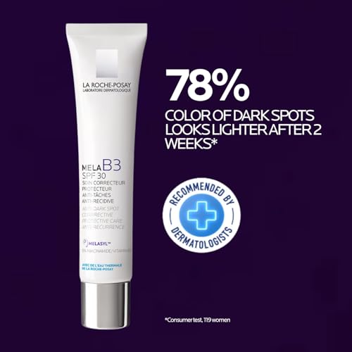 Image of La Roche-Posay Mela B3 Anti-Dark Spots Moisturiser SPF30, 40ml | ADVANCED DARK SPOT CORRECTION, DAILY SUN PROTECTION, EASY DAILY APPLICATION, SKIN SAFE & NON-COMEDOGENIC, GENTLE ON THE SKIN