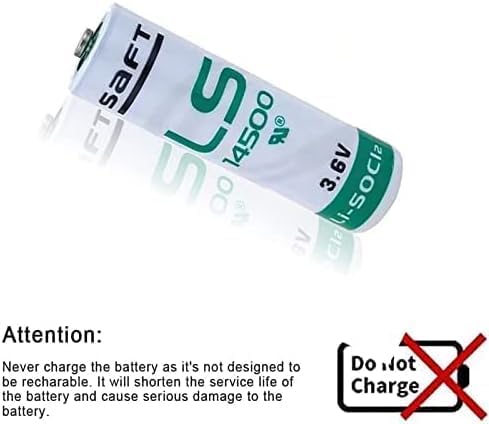 Miniatura 6 de DLF-Best (5 unidades) 2600mAh 3.6V batería no recargable Ls14500 AA cloruro de litio-tionilo para baterías de litio Saft Ls14500