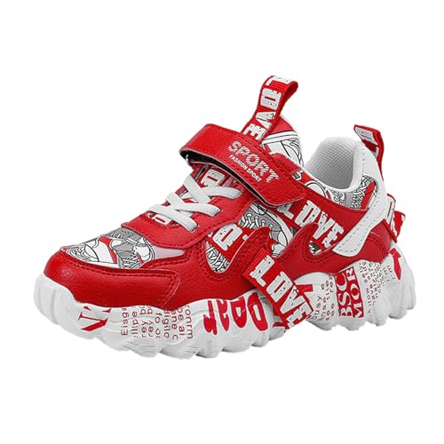 IWIHMIV Boys Running Shoes Kids Comfortable Tennis Athletic Shoes Non Slip Lightweight Casual Sports Sneakers