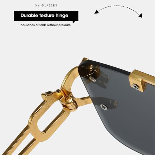 Lunettes de soleil sans monture métal légères contre l'éblouissement - 5