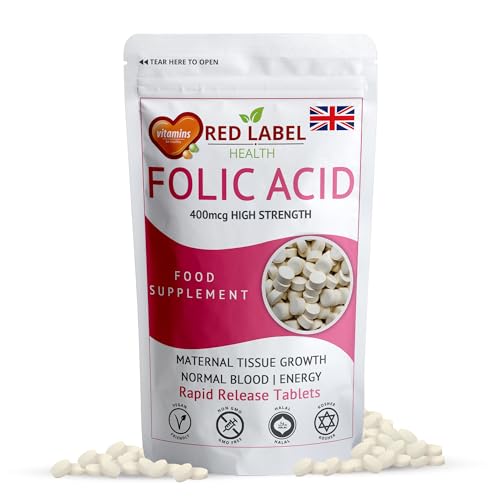 Red Label Folic Acid 400 mcg Tablets