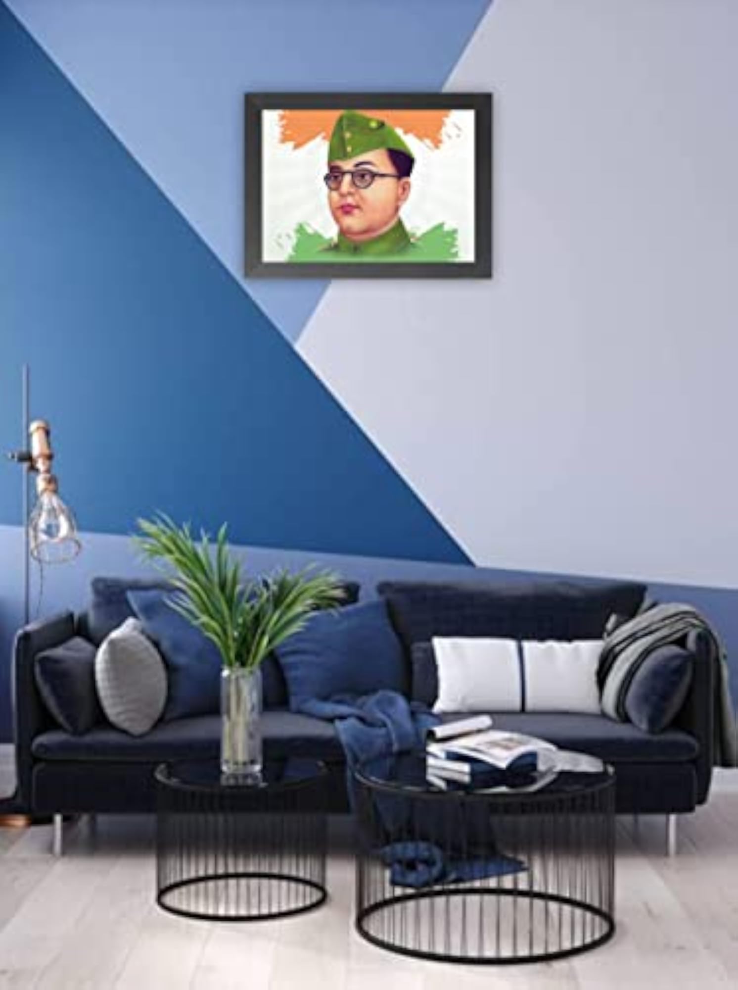 Subhash Chandra Bose Photo Frame, Wall Hanging Decor