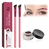 Multifunction Eyebrow Brush----This versatile brow brush is ideal for filling, shaping lining the eyes and applying mascara. It can double the definition. The precise brush head can also be used with concealer to clean up brows after coloring application.