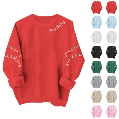 Christmas Sweatshirt For Women Merry Christmas Graphic Pullover - image 1