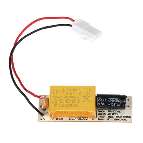Yooghuge Accesorios para nevera, luz LED para congelador, placa de circuito PCB, componentes de luz para Candy W27-39 41041487