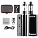 Produktbild Salcar E Zigarette/E Shisha Starterset mit 2200mah 50W Dampfer Akku 2.0ml Verdampfer 0.5 Ohm Verdampferköpfe, E Zigarette Starter Kit Ohne Nikotin, Schwarz