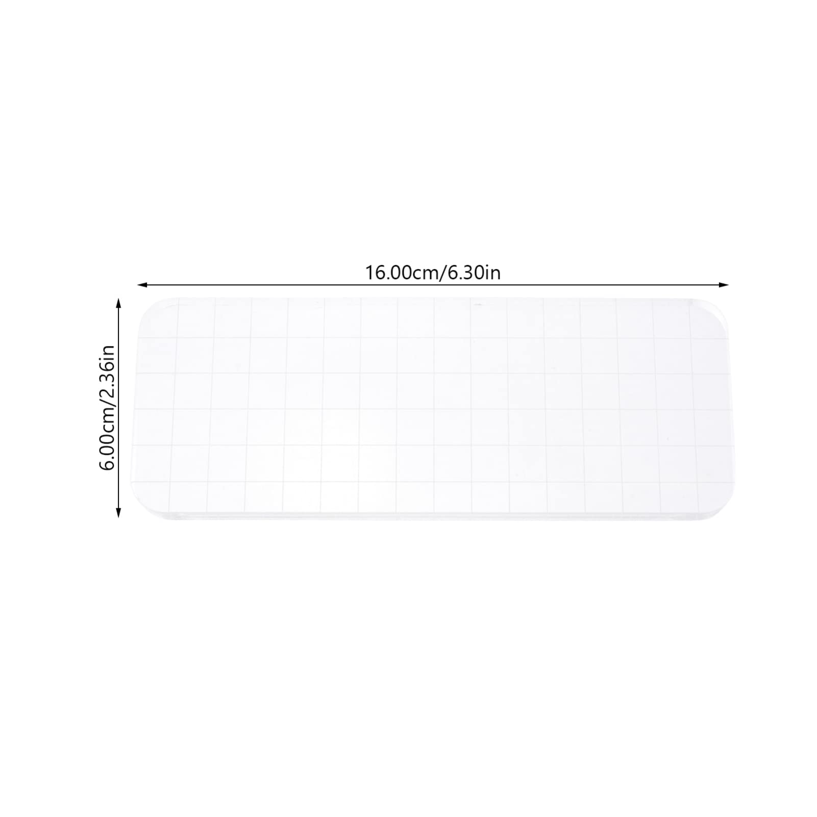 FONDOTIN Stamp Block Accessory for DIY Crafting Comfortable Grip Stamp for Various Stamping Projects and Handmade Crafts Smooth Edges Design for Easy Use