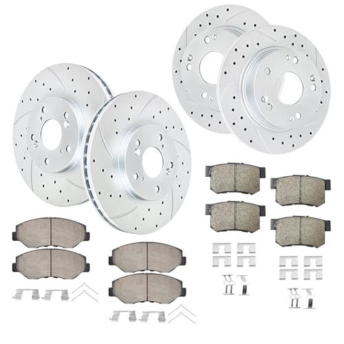 Image of Acinoparts Front and Rear Brake Kit for 2.4L 2003-2007 Honda Accord