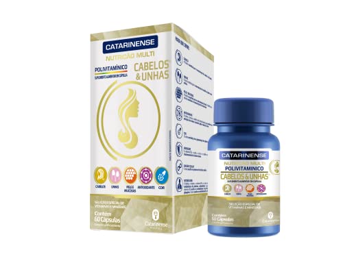 Polivitamínico Cabelos e Unhas Cat Multi 60 cps