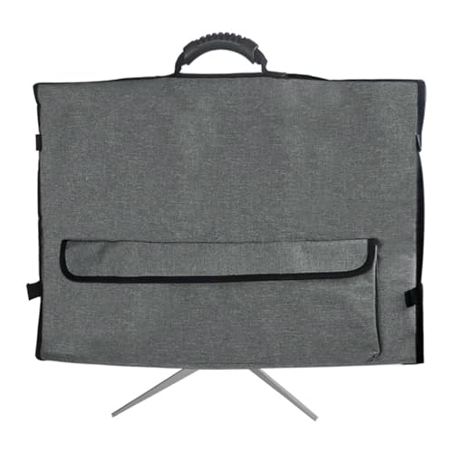 Laptop-Reisetasche, wasserdichte Laptop-Hülle, Kuriertasche, Reise-Tragetasche mit weichem Samtfutter, kompatibel mit 61-68 cm (24 - 27 Zoll) Desktop-Computer-Bildschirm und Zubehör