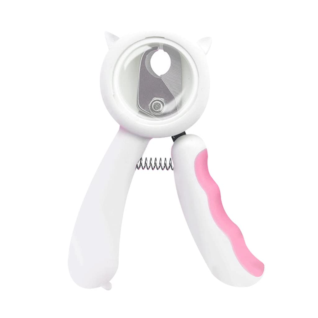 Nuevo cortaúñas Profesional for Mascotas, cortaúñas for Perros y Gatos a Prueba de Salpicaduras, cortaúñas for Mascotas con Lima, tamaño portátil, Herramienta Universal for Gatos y Perros (Colo