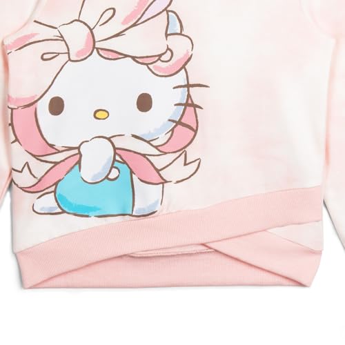 Sweat Hello Kitty en tissu éponge croisé pull à capuche fille 2T-16 ans - 5