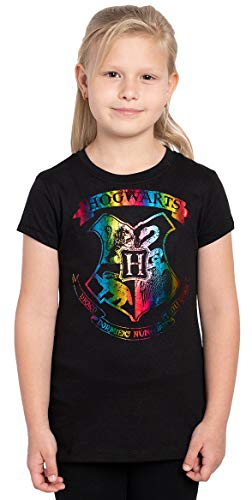 Harry Potter Hogwarts Girls Shirt 4-16 Black2