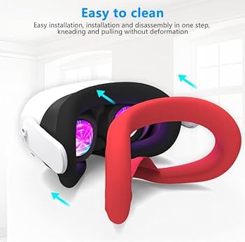 【2個セット】Quest 3Sに対応 フェイスクッションカバー 光漏れ防止 Amazon.co.jp: Meta Quest 3S 対応 フェイスカバー フェイス