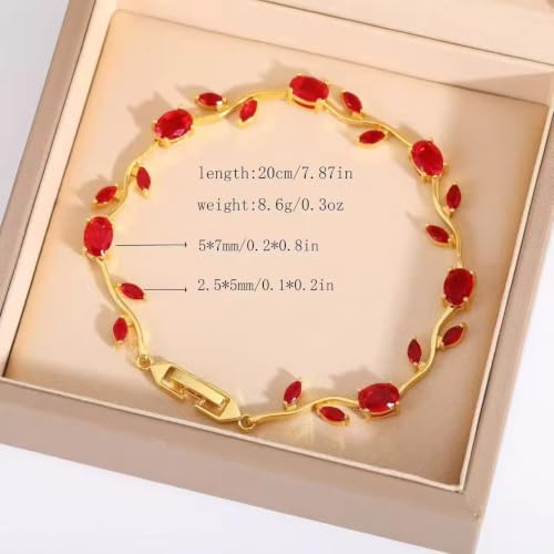 Image of Fashion Frill Tulip Bracelets For Women Stylish | Gold Plated Bracelet For Girls Stylish | Stainless Steel Jewellery For Woman Bracelet | Adjustable Hand Bracelet Set For Women | Birthday Gifts For Woman, Girls