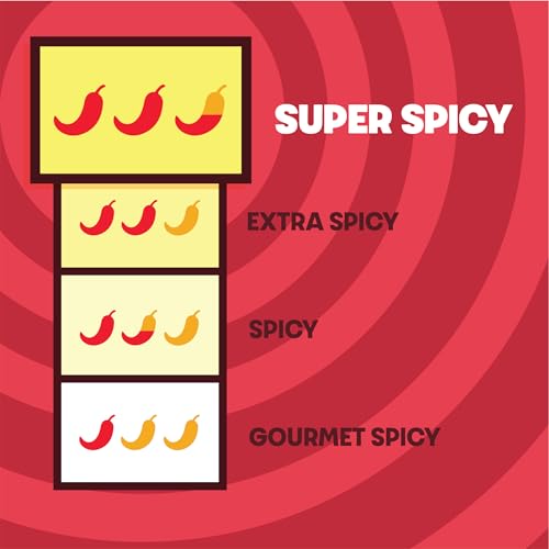 Image of GIMI GIMI - Fiery Hot (Pack of 2), 125g each | Veg Korean Ramyun | Authentic Gochugaru Chillies | Thick & Bouncy Noodles
