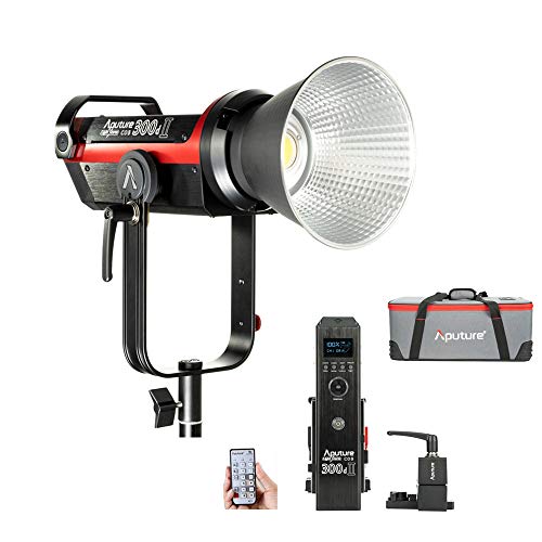 Aputure 300D Mark II C300d II Led Video Light V Mount CRI97+ TLCI97+ 55000lux@0.5M 5500k Sidus Link - //coolthings.us