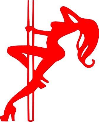 IMPRINTNATION Stripper On Pole JDM Vinyl Decal