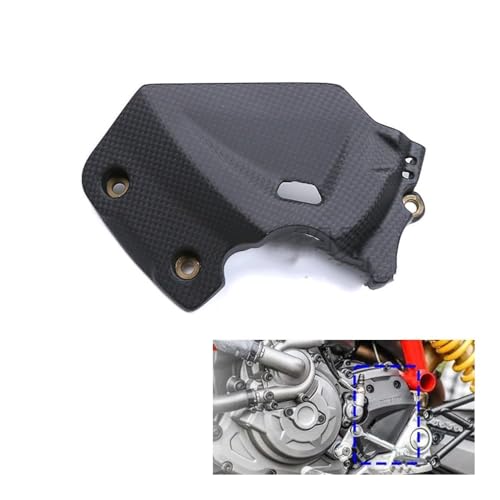 Protection pignon carbone Hypermotard 950 pour éviter les projections