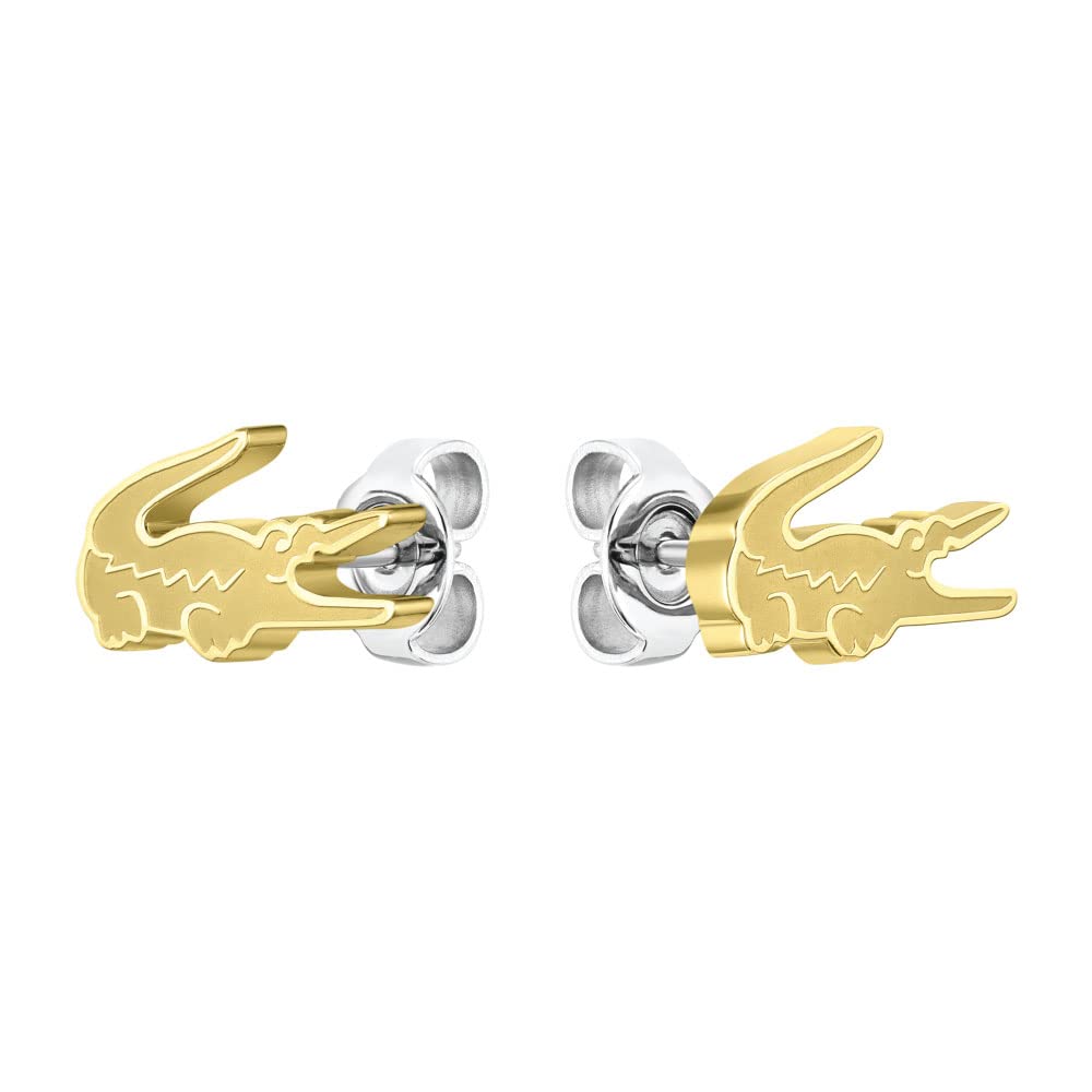 Lacoste Women's CROCODILE Collection Stud Earrings with Crocodile Shape - 2040051