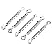Aexit M8 Stainless Transmission Steel 304 Hook & Eye Turnbuckle Wire Rope 5pcs