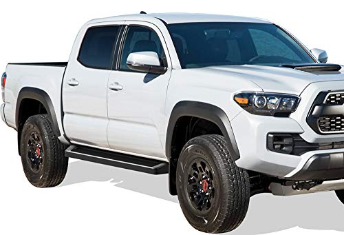 Estribos negros 6in APS para Toyota Tacoma 05-23 miniatura 6