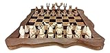 The Bridge Collection Forest Crowd Chessboard - Wooden Chess Board Set - Nice Chess Set for Adults - Exotic Chess Set for Mountain Lodge Cabin Decor