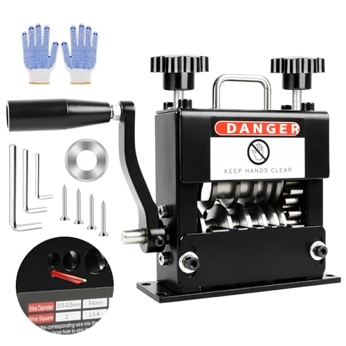 Machine a Denuder, Machine à Dénuder le Cuivre Manuelle avec Déflecteur Semi-Enveloppé & Poignée Supérieure, 0,5 à 17mm Denudeur Cable, Peut Dénuder un...