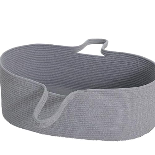 ベビーバスケット 新生児 赤ちゃん カゴ 折り畳み ゆりかご 赤ちゃん クーファン 持ち運び ベビークーハン 折畳み クーファン 車 ロープ編み ベッド 乳児用 キャリー 揺り籠 携帯 お昼寝マット 軽量 赤ちゃん 退院 かご 出産祝い 贈り物 風を防ぐ