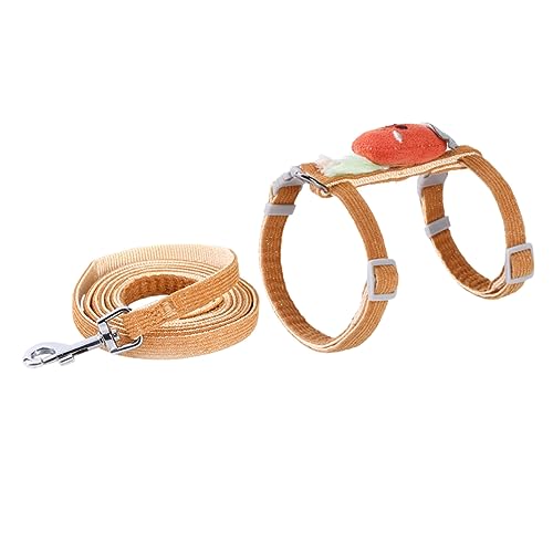 COLLBATH 1 Set Cat Leash Harness for Dogs and Kittens Lightweight Flexible Pet Vest Leash for Walking and Training Present for Your Beloved Pets
