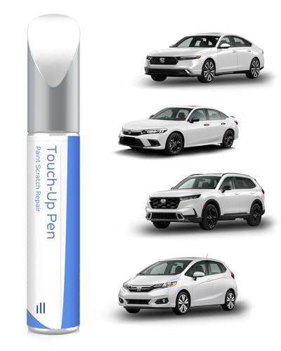 PARTS4EV NH-883P Platinum White Pearl Touch Up Paint Compatible with Honda Exact Match Chips and Nicks Touch Up