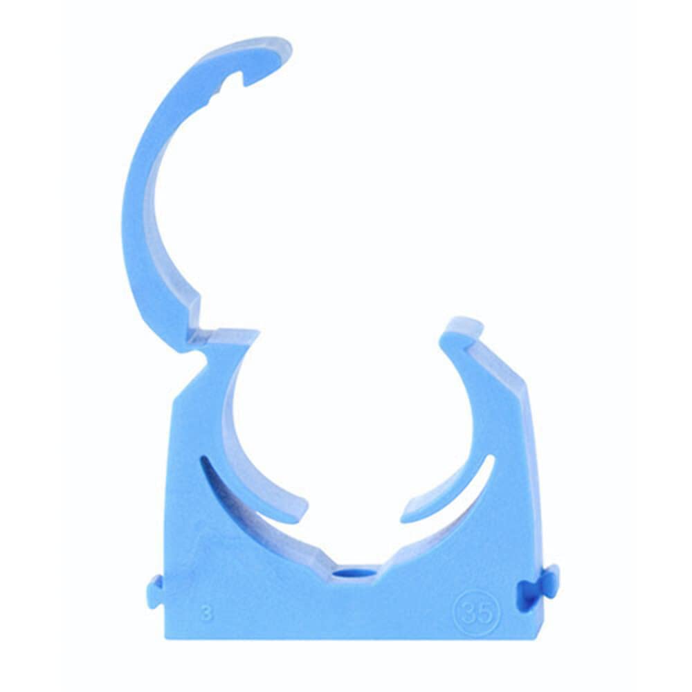 Timco Blue Mdpe Pipe Clip - 20Mm - 10 Pieces