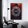 DPSMCZWQ The Band Bad Omen Poster5 Poster Decorative Painting Canvas Wall Posters And Art Picture Print Modern Family Bedroom Decor Posters 08x12inch(20x30cm) #2