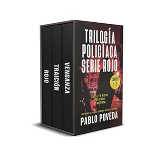 Trilogía Policíaca (Rojo, Traición, Venganza) Audiolibro Por Pablo Poveda arte de portada