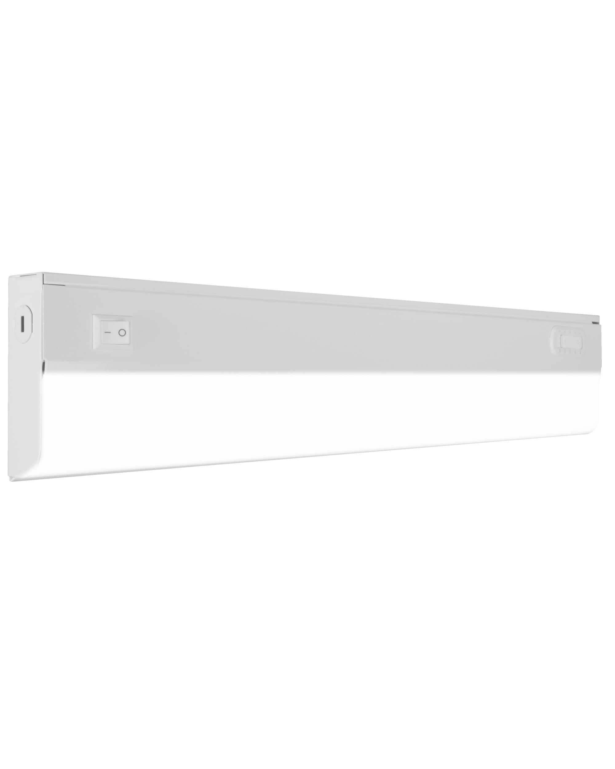 Photo 1 of 18” LED Direct Wire Under Cabinet Light with On/Off Switch - Dimmable LED Lights for Kitchen - Selectable CCT 2700K-5000K, 612-648 Lumens, 9W - UCB Hardwired Under Cabinet Lighting by NICOR Lighting